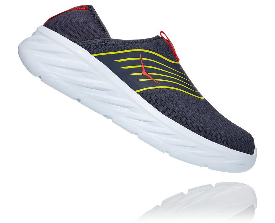 Hoka One One Sandaler Herre - Ora Porno - Mørkeblå/Hvide - 817920FQL